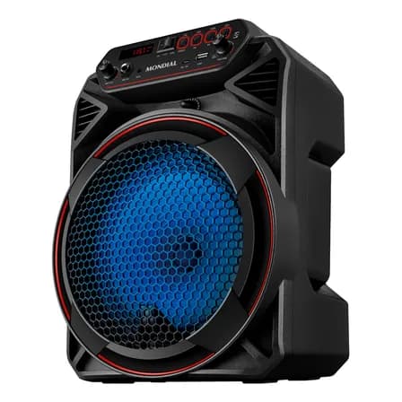 Caixa De Som Mondial Cm-150 Amplificada Connect Party Plus Cor Preto 127/220v
