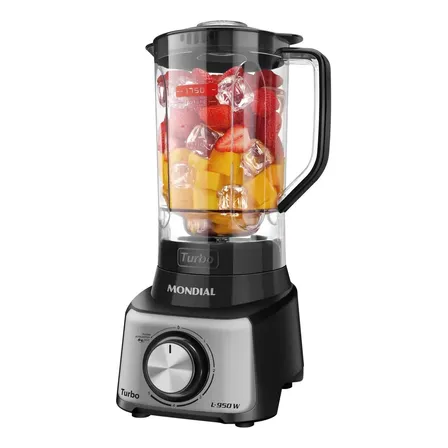 Liquidificador Turbo Mondial 950w L-950-bg Preto 220v