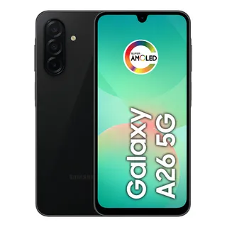 Celular Samsung Galaxy A26 5g 256gb, 8gb Ram, Câmera De 50mp, Ip67, Tela Super Amoled 6.7 , Nfc - Preto