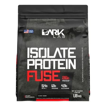 Suplemento Em Pó Dark Lab Isolate Protein Fuse Proteínas Sabor Chocolate Em Sachê De 1.8kg
